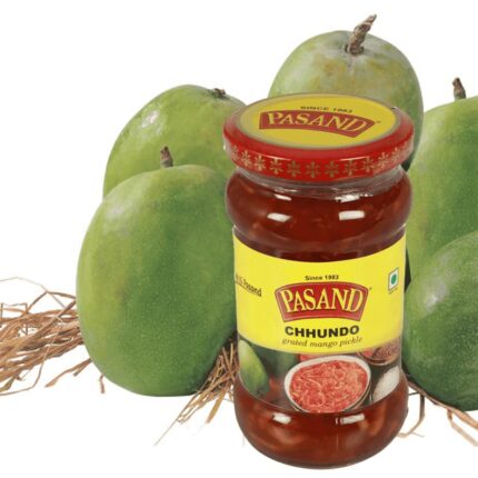 Pasand Chhundo Mango Pickle 350g – Sweet & Spicy Gujarati Achar